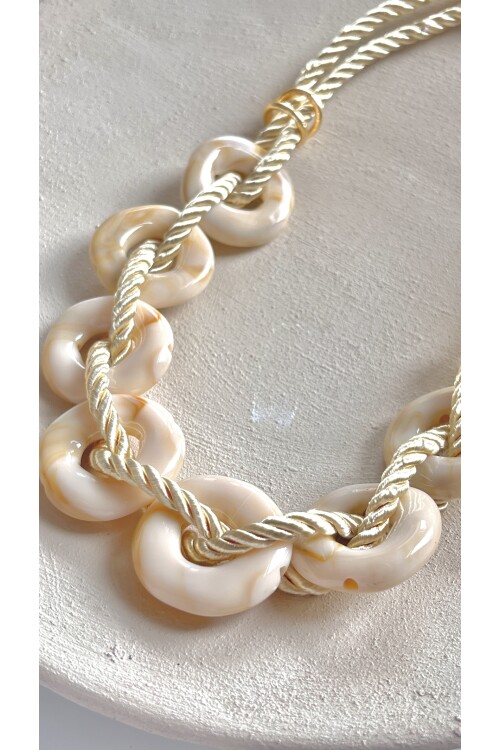 Selora Hasır İp Detay Kolye