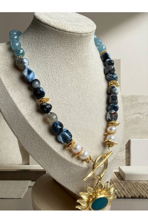 Moon VIP Doğal Taş Kolye