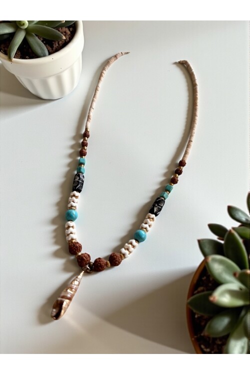 Trink Doğal Taş Etnik Kolye