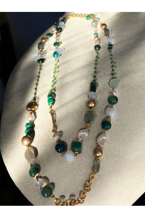 Valora VIP Doğal Taş Kolye