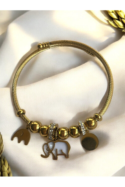 Weeda Gold Çelik Bileklik