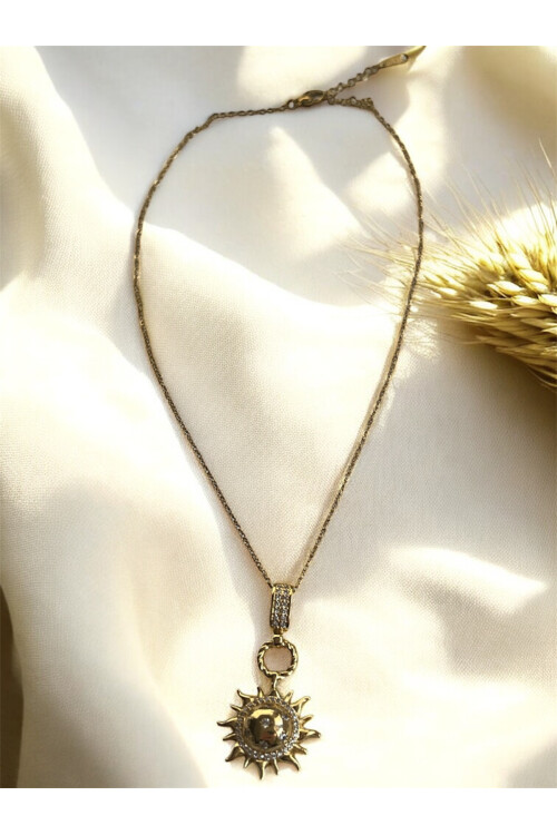 Zeus Çelik Trend Detay Kolye