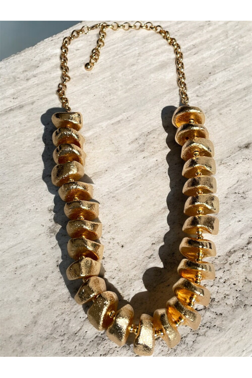 ZRA Modell Çoklu Gold  Kolye