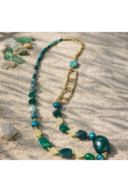 Ballas VIP Doğal Taş Kolye