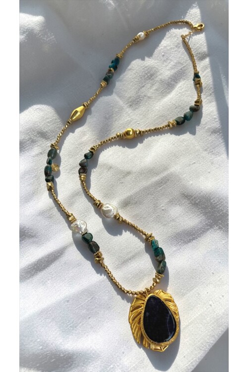 Ensana VIP Doğal Taş Kolye