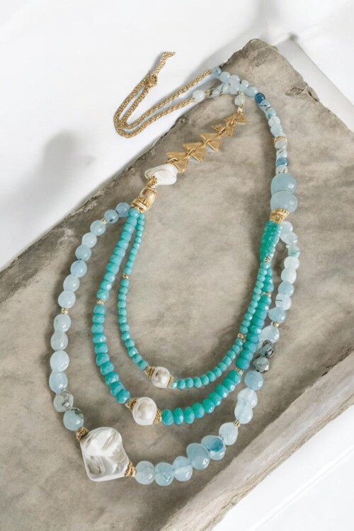 Lina VIP Doğal Taş Kolye