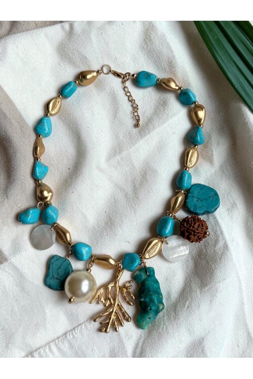 Pıerre VIP Doğal Taş Kolye