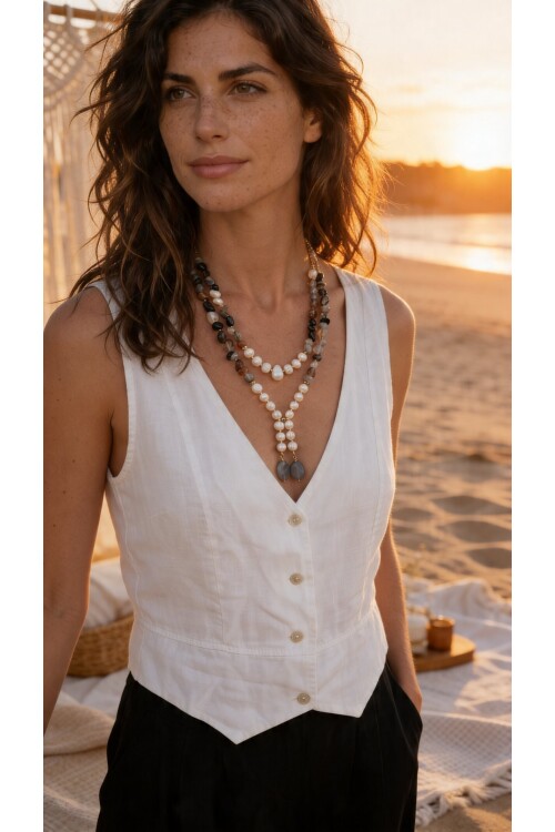 Lunarıa VIP Doğal Taş Kolye