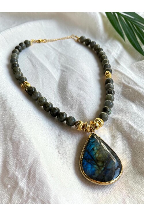 Lblo VIP Doğal Taş Kolye