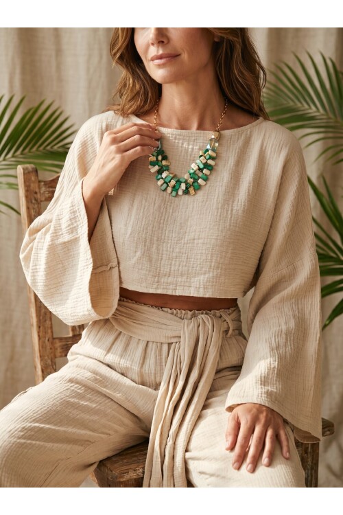 Polyanıa VIP Doğal Sedef Kolye