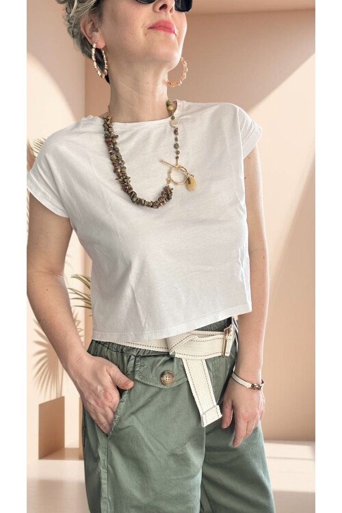 Premium Junne  Vip Tencel Kapak Cep Pantolon Haki