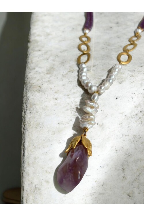 Rocky VIP Doğal Taş Kolye