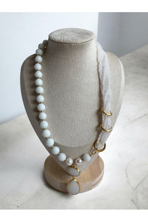 Salle VIP Doğal Taş Kolye