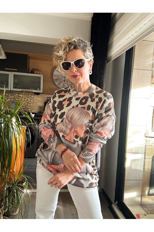 Pyn Chanel Desen Model Tunik Triko