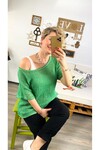 File Tasarım Bohem Bluz Neon Yeşil