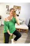 File Tasarım Bohem Bluz Neon Yeşil