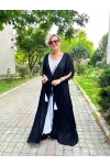 Ravello İtalyan Kaplı Salaş Elbise Siyah