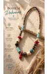 Carry Doğal Taş Etnik Kolye